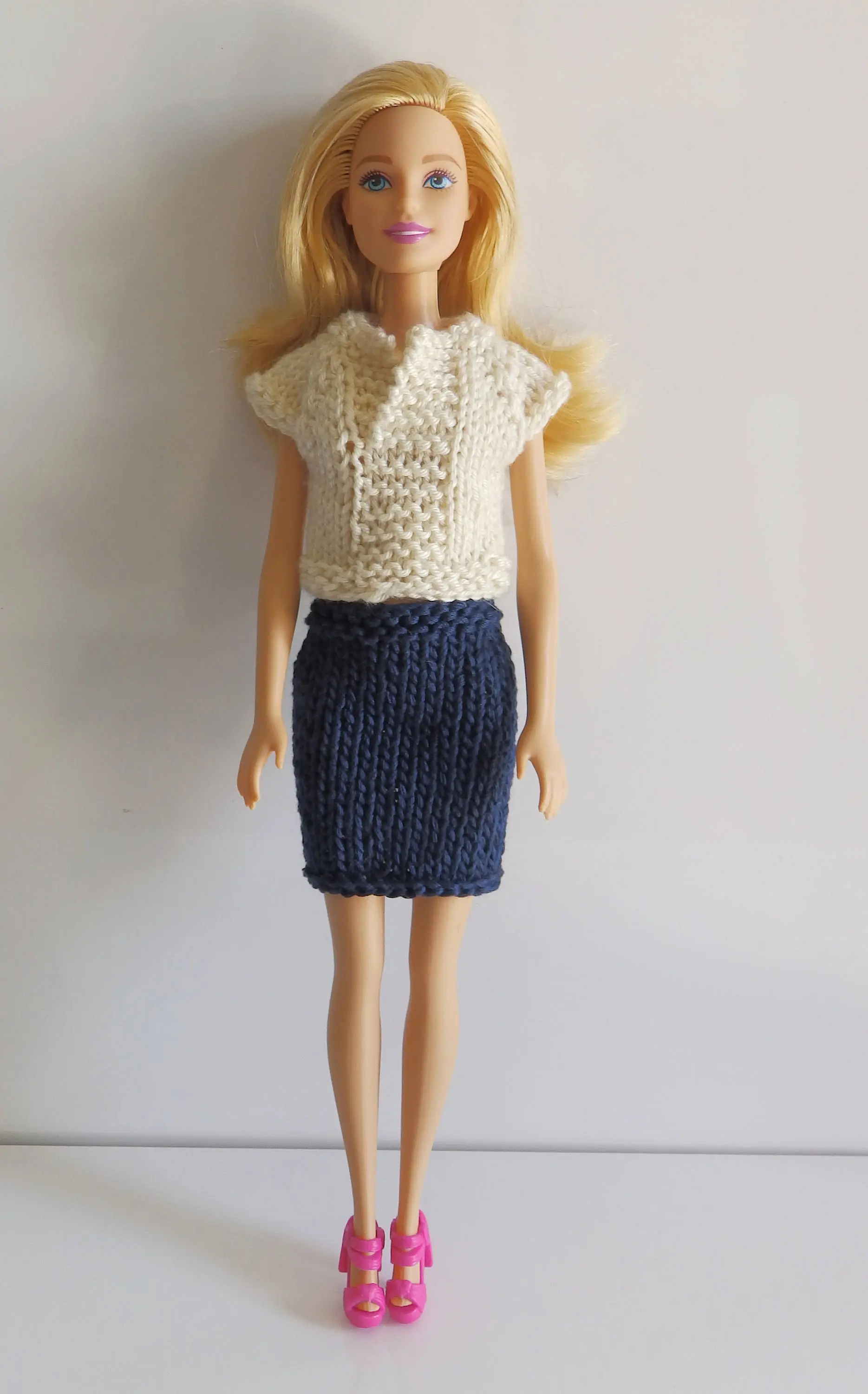 11-5-inch-doll (Fits Barbie®) Office Outfit, 11-5-inch-doll (Fits Barbie®) top, 11-5-inch-doll (Fits Barbie®) skirt